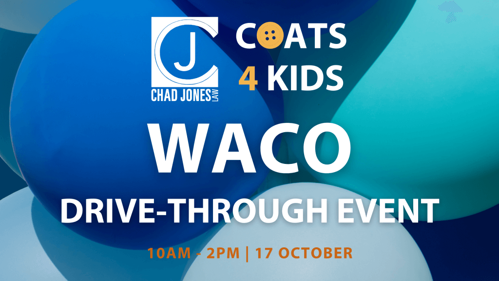 Drive through coats for kids event Waco