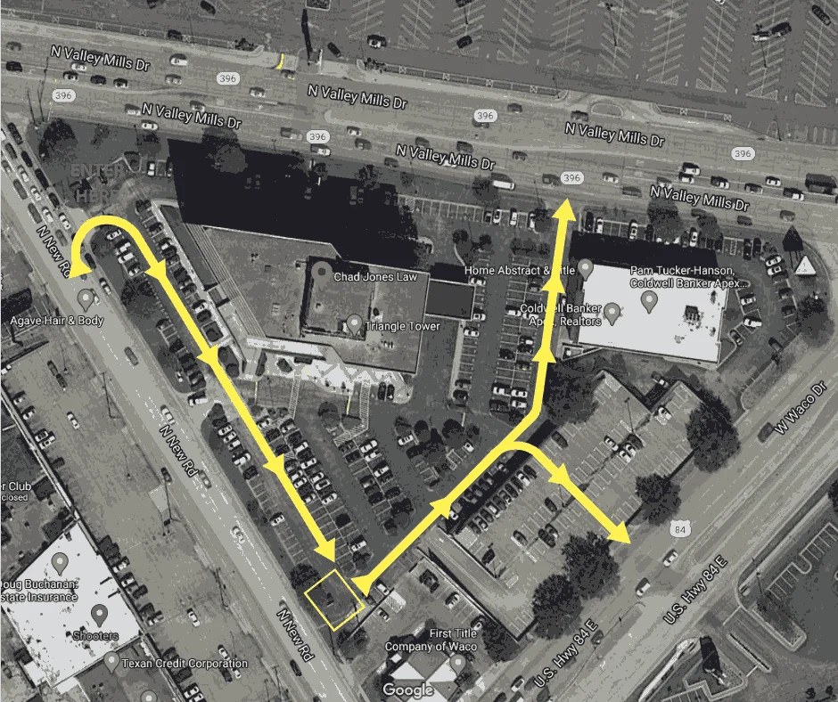 Waco Coats for Kids Drive Through Event map