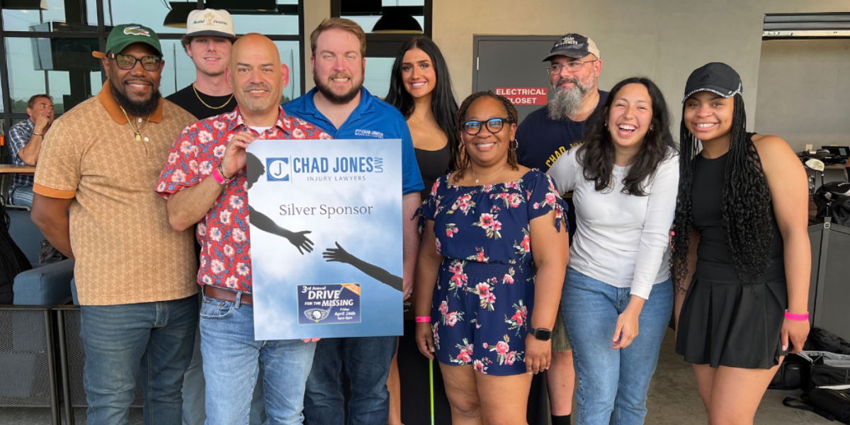 Participants of Chad Jones Law's Drive for the Missing.