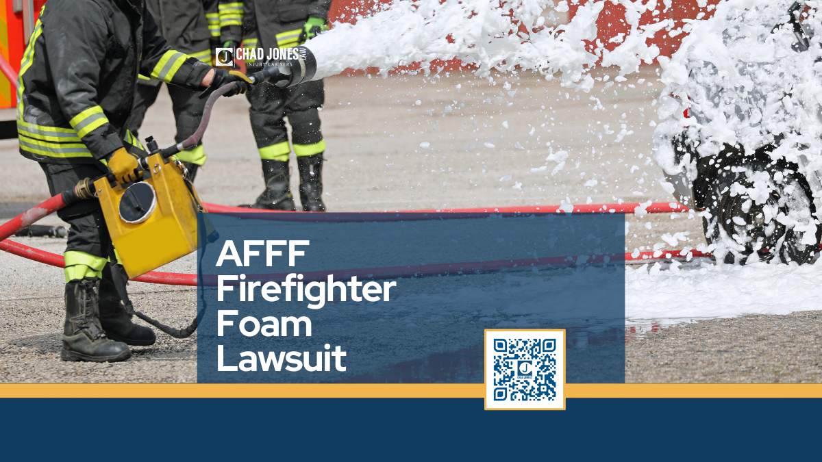 AFFF FIREFIGHTER FOAM MULTI-DISTRICT LITIGATION LAWSUIT WITH CHAD JONES LAW