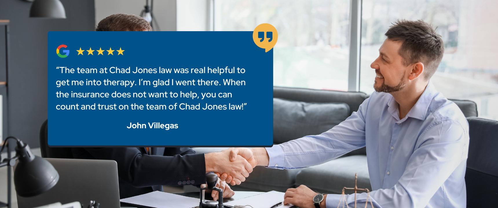 Chad Jones Law, Personal Injury Lawyers, is getting results for clients just like you in Fort Worth, TX.